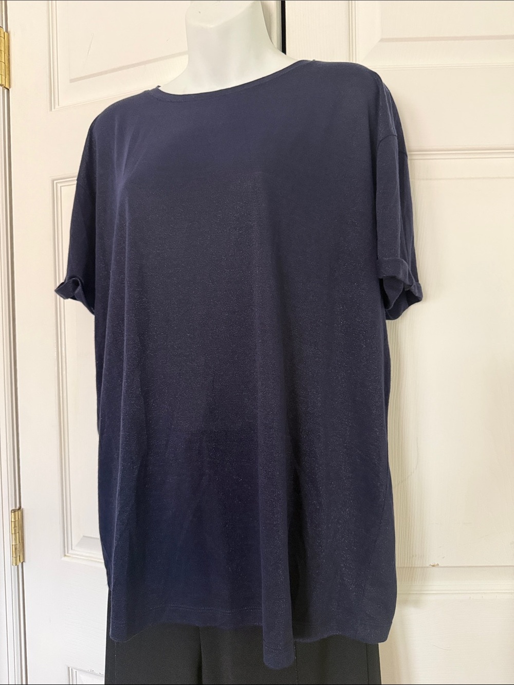 Hugo Boss Navy Short Sleeve Crewneck Tee